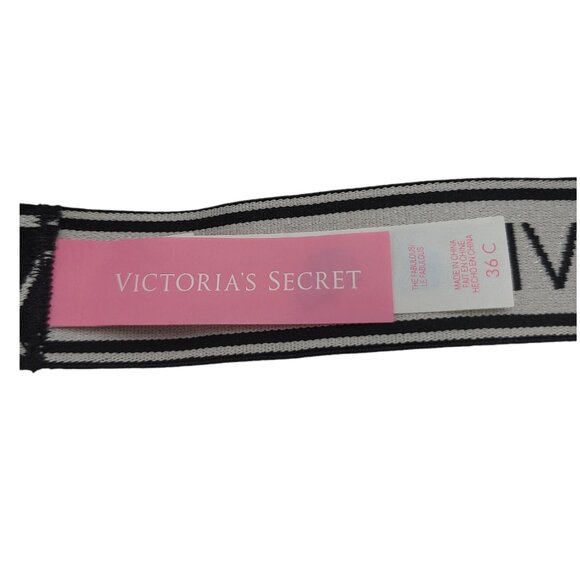 Victoria's Secret Swim Bikini Top Women's Size 36C Blue Logo Strap Halter - Picture 7 of 7